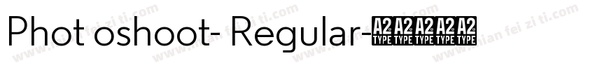 Phot oshoot- Regular字体转换
